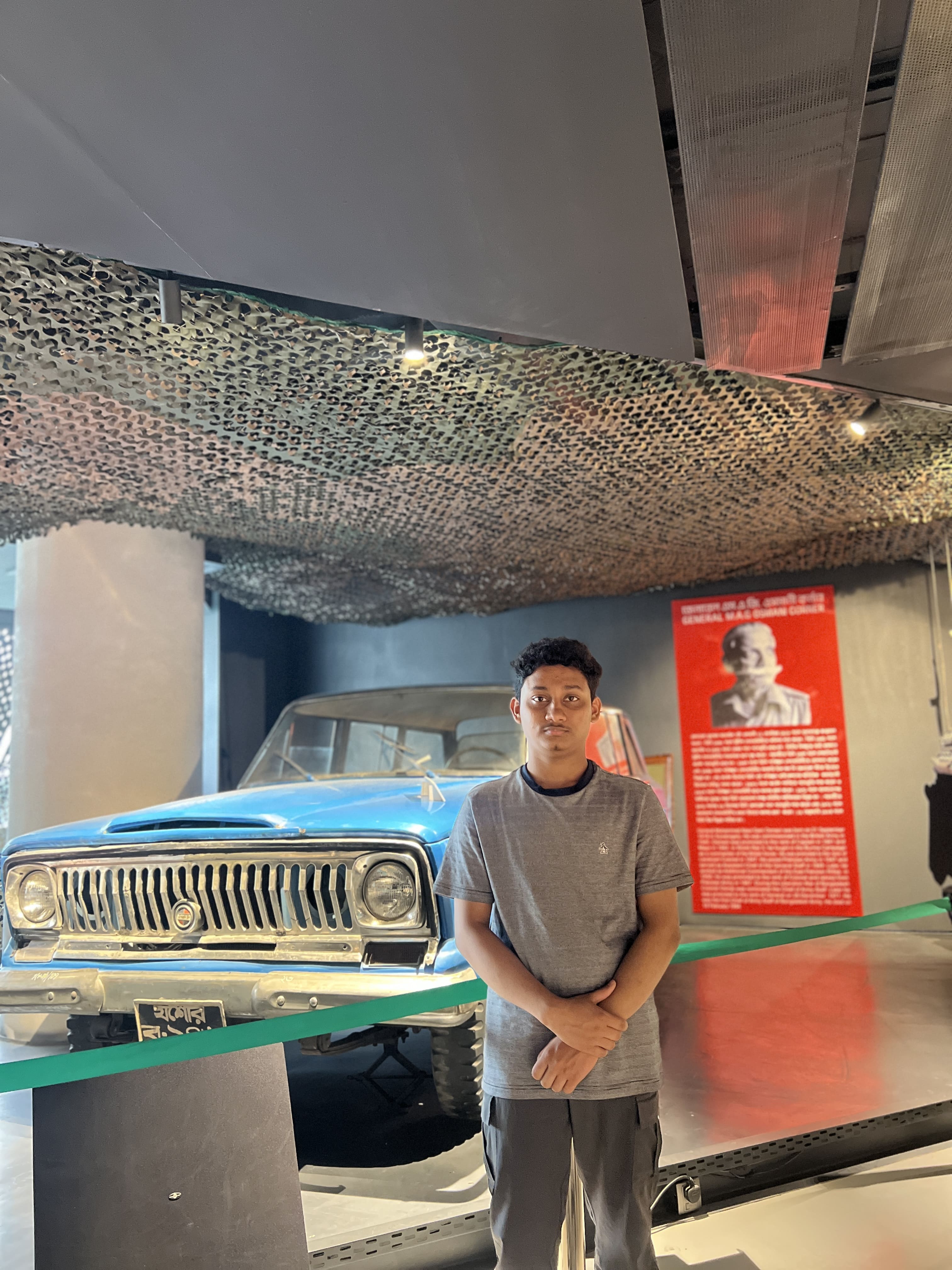 Explorations: vintage blue truck museum
